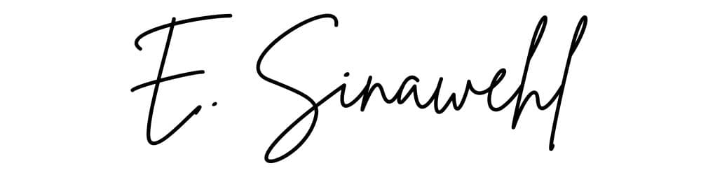 E. Sinawehl Unterschrift